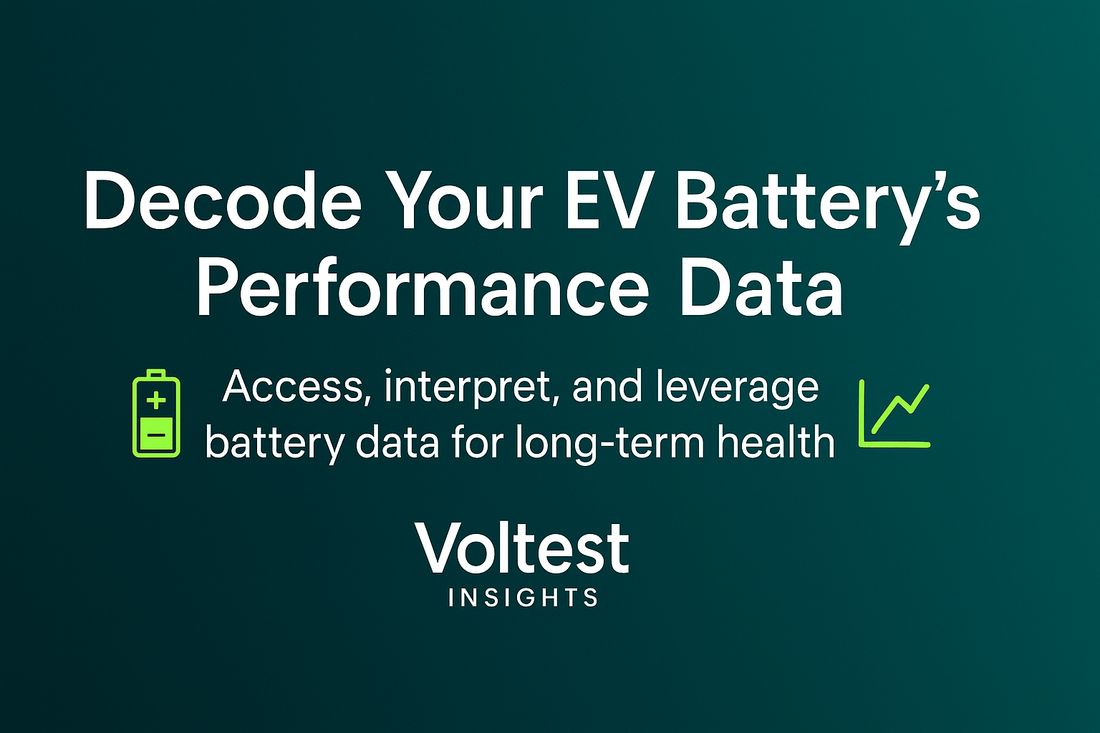 Decode Your EV Battery's Performance Data