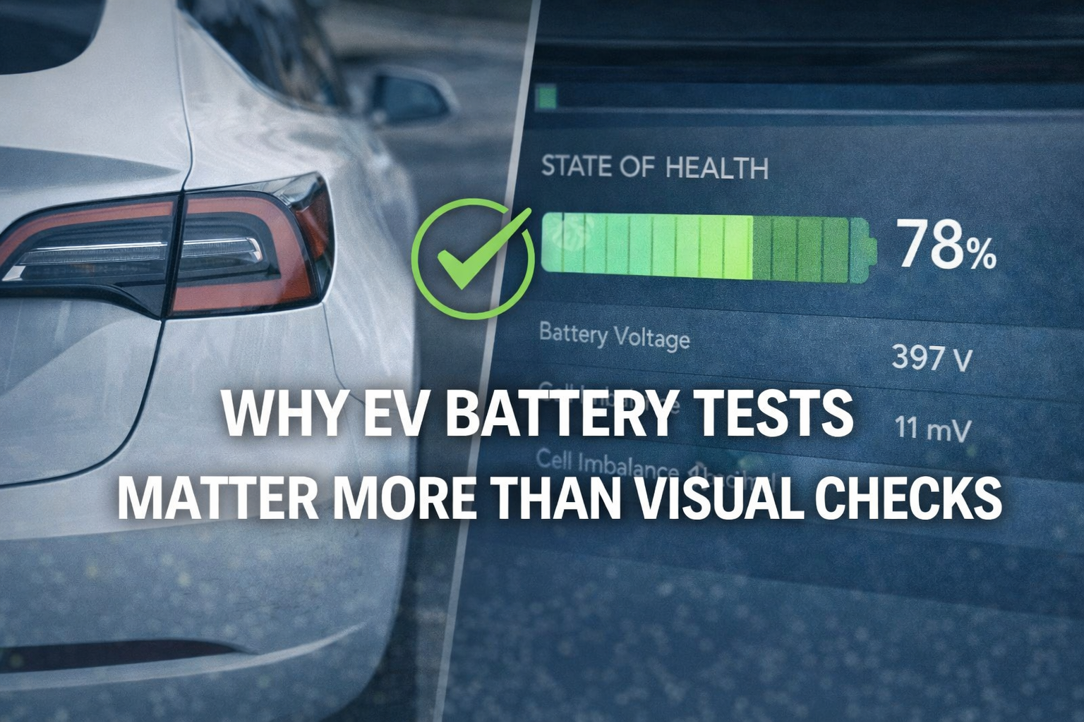 Why EV Battery Tests Matter More Than Visual Checks – Voltest
