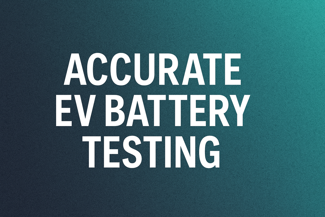 What to Know About Accurate EV Battery Testing