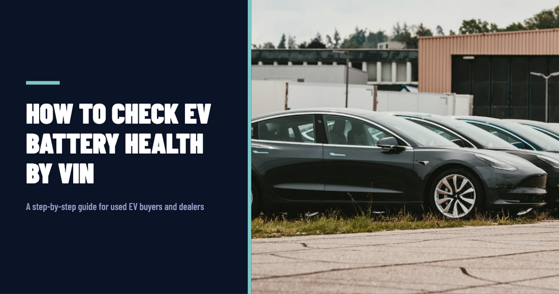 How to Check EV Battery Health by VIN