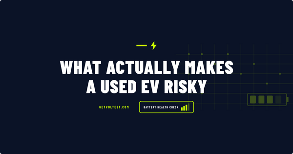 What Actually Makes a Used EV Risky
